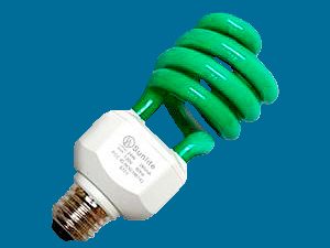 Green CFL bulbs for Bo-Jo fish lights
