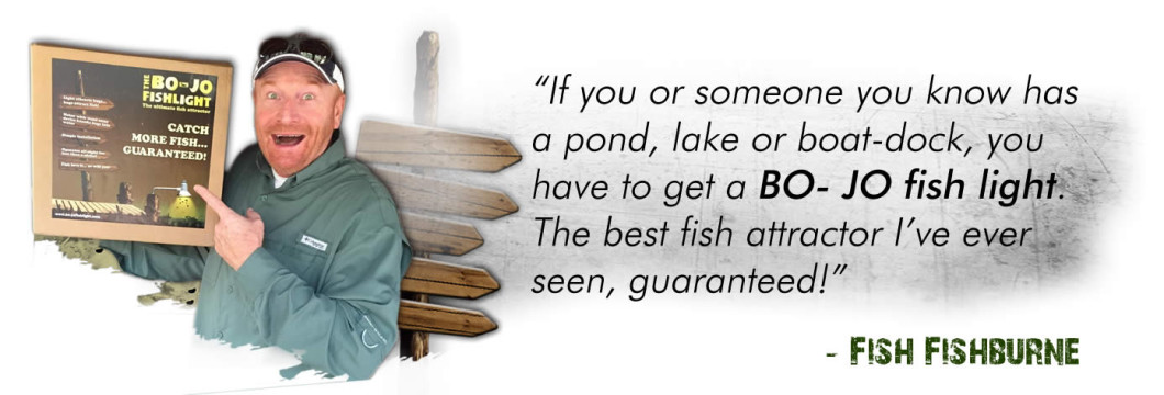 Bo-Jo Fishlights are recommended by Fish Fishburne!